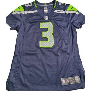 2914‎ Nike NFL Onfield Seattle Seahawks Wilson "3" Jersey Women's Small